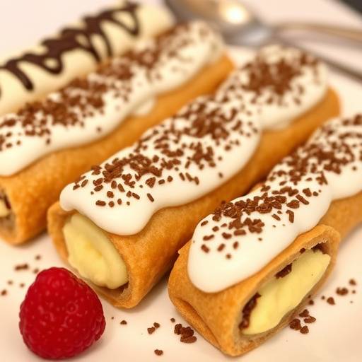 Dolci tipici italiani, come cannoli siciliani e pastiera napoletana