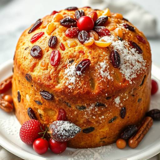 Panettone artigianale milanese, con canditi e uvetta, 1kg, Lombardia