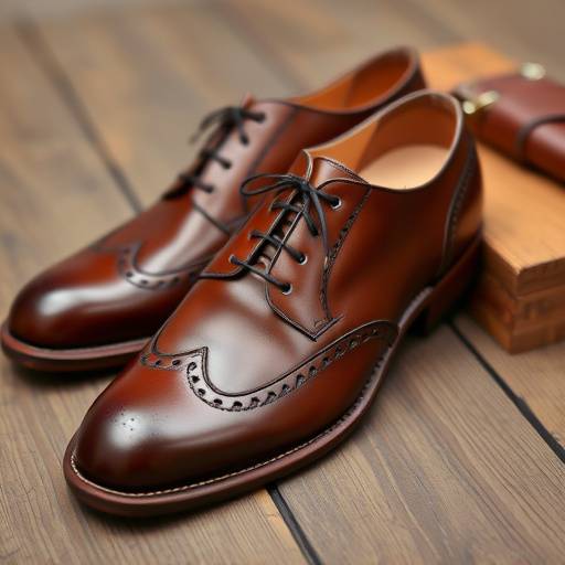 Scarpe in cuoio artigianali, modello classico derby, colore marrone, Marche